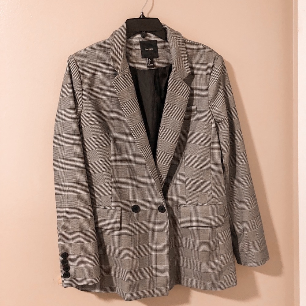 💙Grey Blazer Jacket